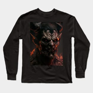 Demon face Long Sleeve T-Shirt